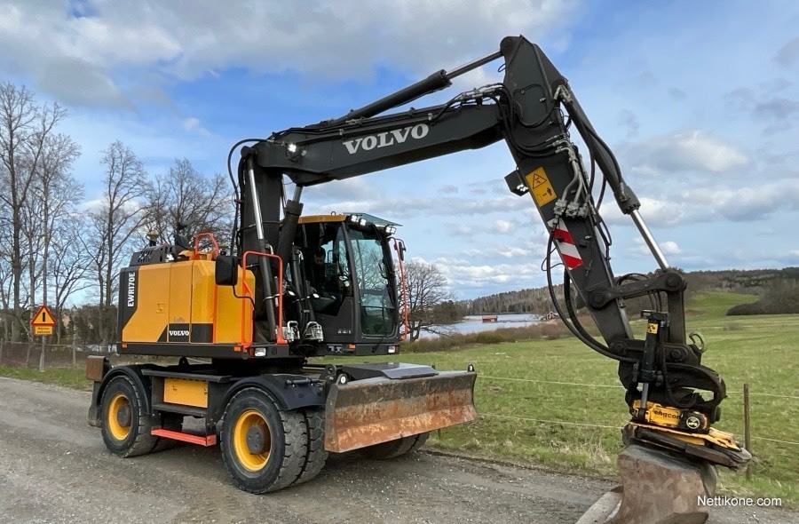 Volvo EWR 170 E Engcon Leica 3D Ym Tulossa Kaivinkone 2018