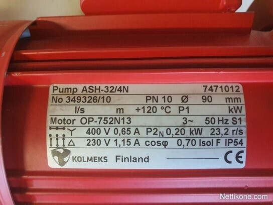 Koneen tyyppi ja kategoria