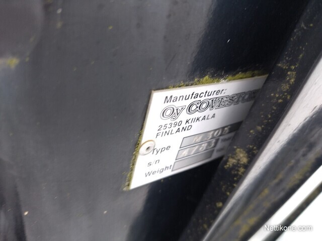 Koneen tyyppi ja kategoria