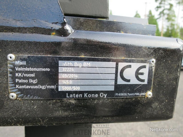 Koneen tyyppi ja kategoria