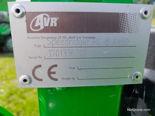 Koneen tyyppi ja kategoria