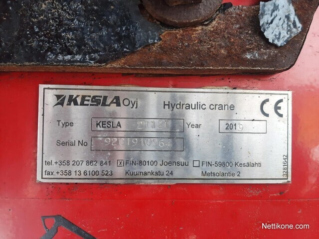 Kesla 2112 kuormankäsittely, 2019 - Nettikone