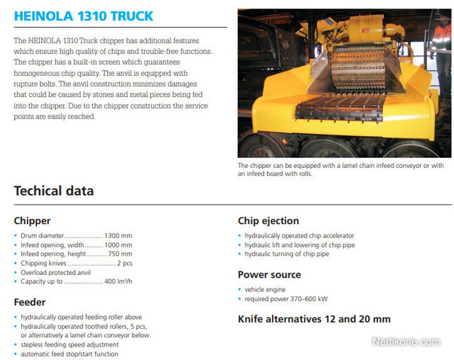 Koneen tyyppi ja kategoria