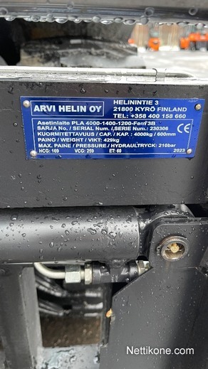 Koneen tyyppi ja kategoria