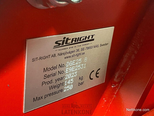 Koneen tyyppi ja kategoria