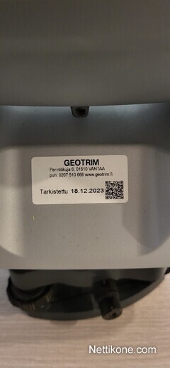 Koneen tyyppi ja kategoria