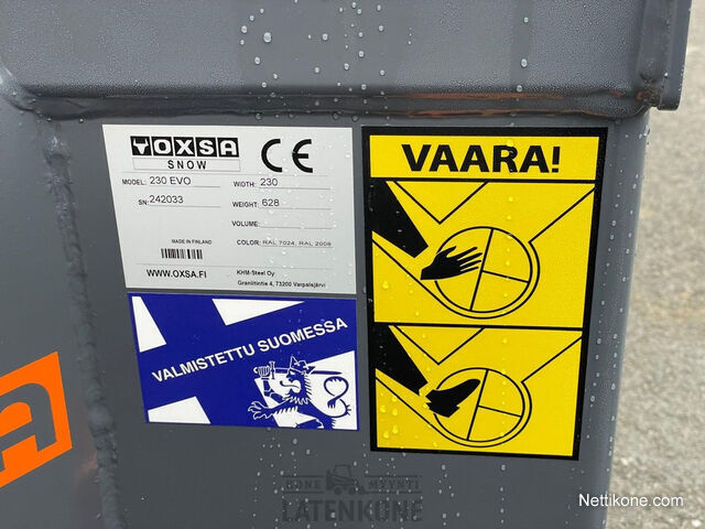 Koneen tyyppi ja kategoria