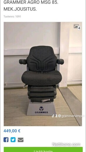 Koneen tyyppi ja kategoria