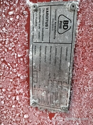 Koneen tyyppi ja kategoria