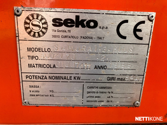 Livestock machinery-Seko